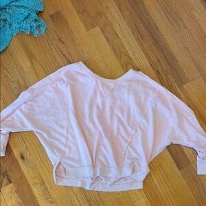Light Pink Cropped Sweater